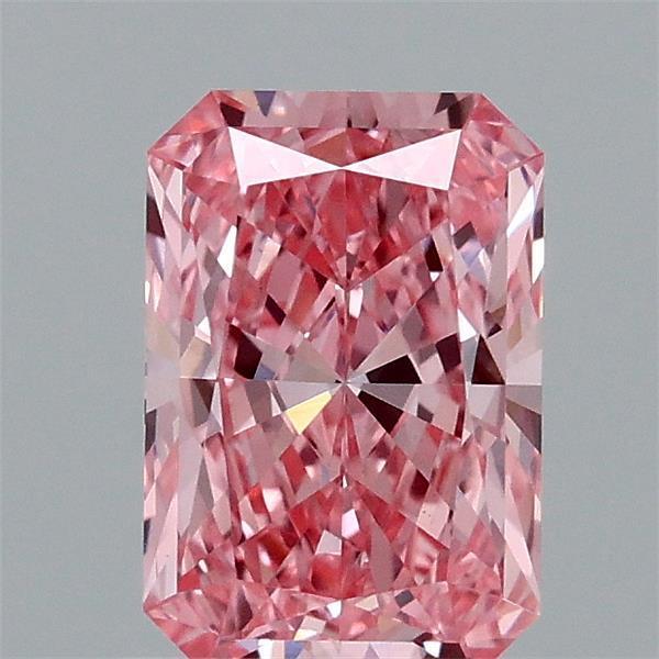 1.11 Ct. Fancy Vivid Pink Radiant Lab Grown Diamond
