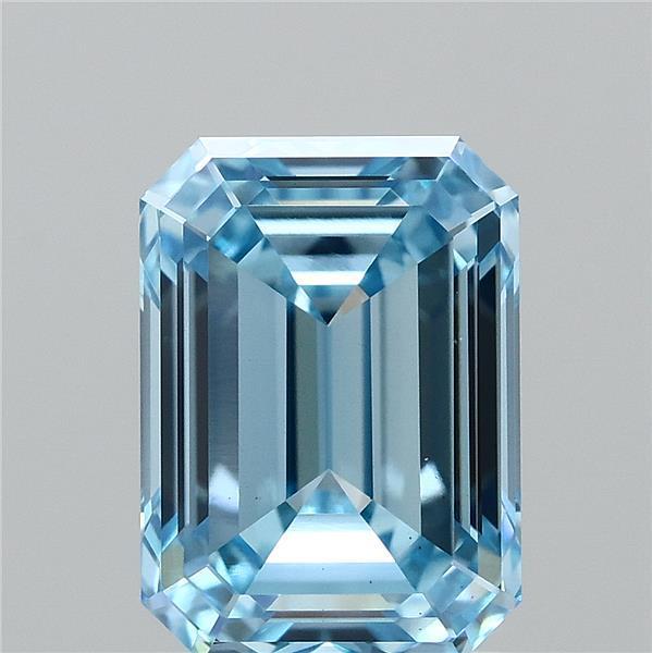 2.04 Ct. Fancy Vivid Blue Emerald Lab Grown Diamond