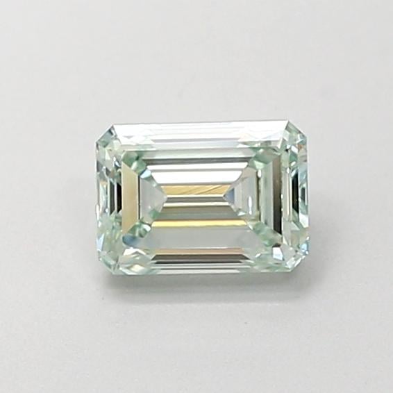 0.71 Ct. Fancy Intense  Green Emerald Lab Grown Diamond