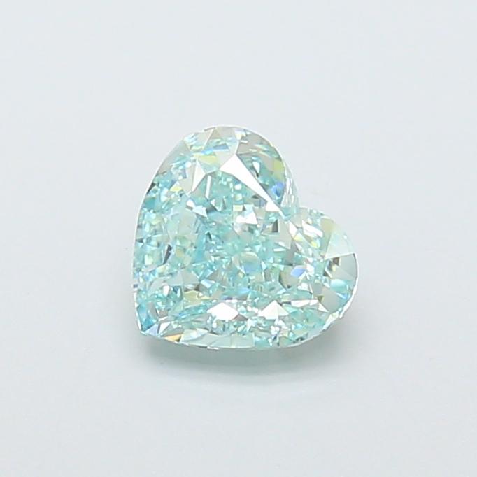 1.26 Ct. Fancy Intense Green Heart Lab Grown Diamond