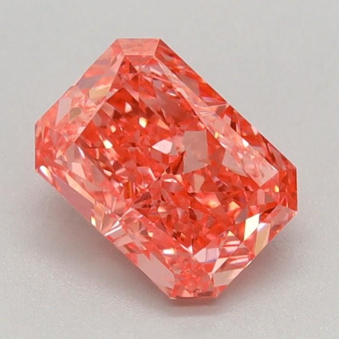 0.82 Ct. Fancy Vivid Pink Radiant Lab Grown Diamond