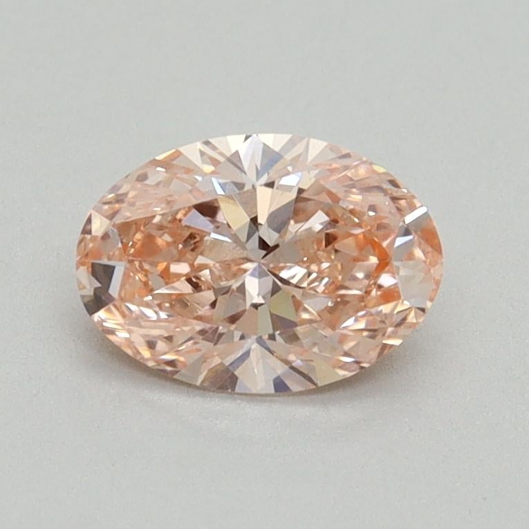 0.71 Ct. Fancy Intense Pink Oval Lab Grown Diamond