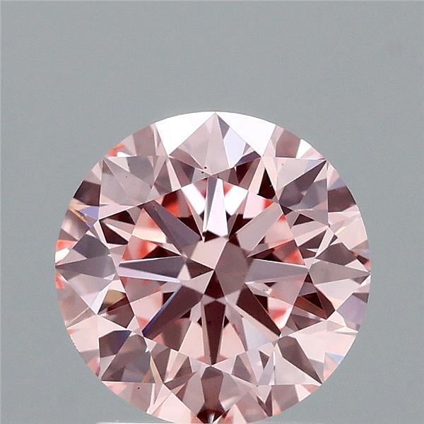 2.03 Ct. Fancy Intense  Pink Round Lab Grown Diamond