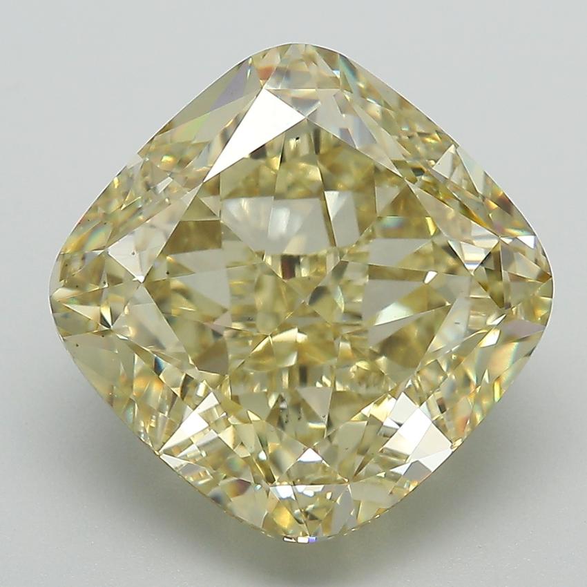 9.56 Ct. Fancy  Yellow Cushion Lab Grown Diamond