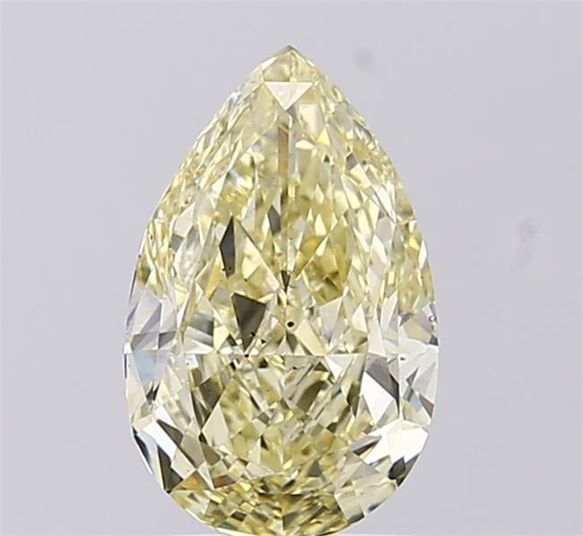 1.62 Ct. Fancy  Yellow Pear Lab Grown Diamond