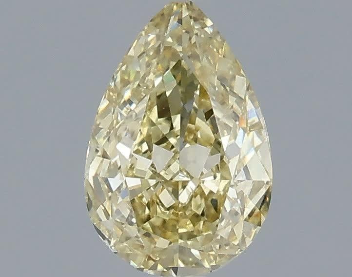 1.09 Ct. Fancy Yellow Pear Lab Grown Diamond