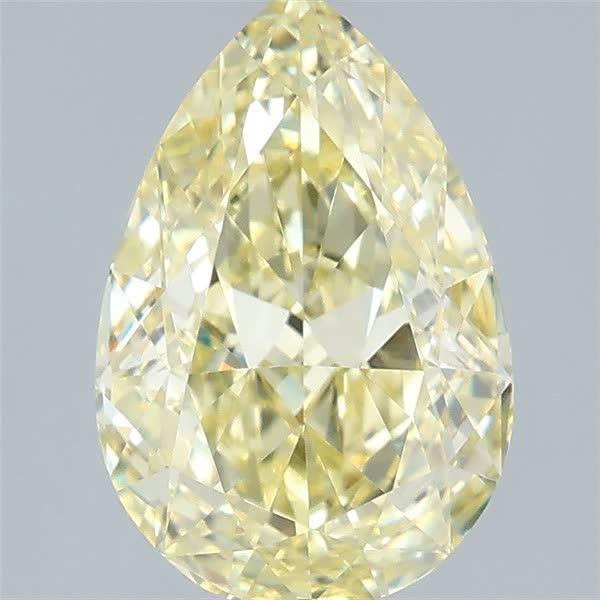 2.00 Ct. Fancy Intense Yellow Pear Lab Grown Diamond