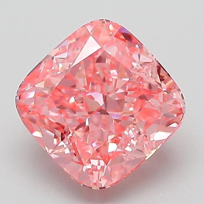 2.09 Ct. Fancy Pink Cushion Lab Grown Diamond