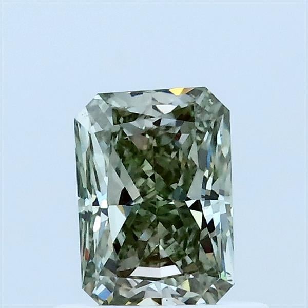 0.77 Ct. Fancy Green Radiant Lab Grown Diamond