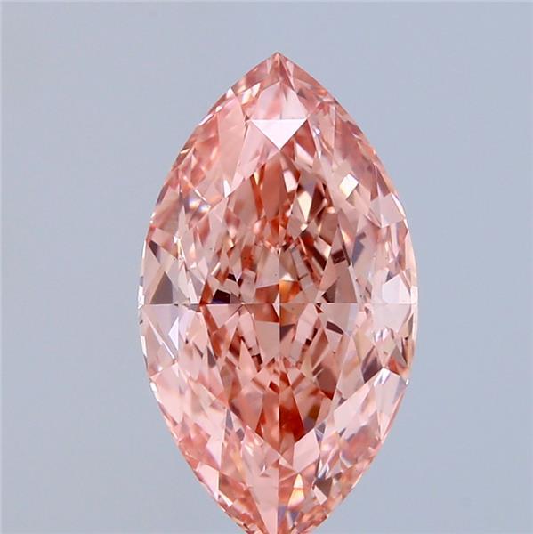 3.05 Ct. Fancy Vivid Pink Marquise Lab Grown Diamond