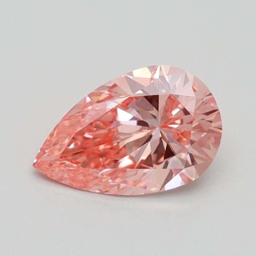 0.95 Ct. Fancy Vivid Pink Pear Lab Grown Diamond