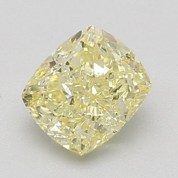 0.77 Ct. Fancy Yellow Cushion Diamond