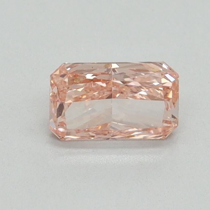 0.51 Ct. Fancy Vivid Pink Radiant Lab Grown Diamond