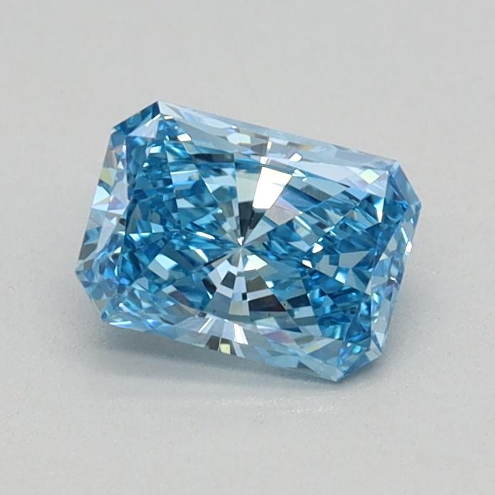 0.41 Ct. Fancy Vivid Blue Radiant Lab Grown Diamond