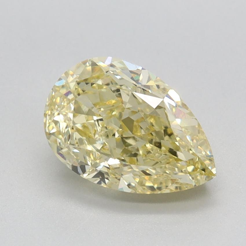 1.52 Ct. Fancy Intense  Yellow Pear Lab Grown Diamond