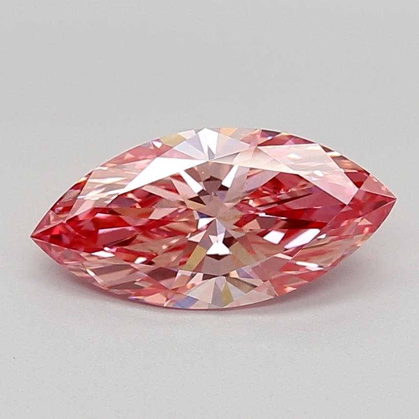 2.01 Ct. Fancy Intense  Pink Marquise Lab Grown Diamond