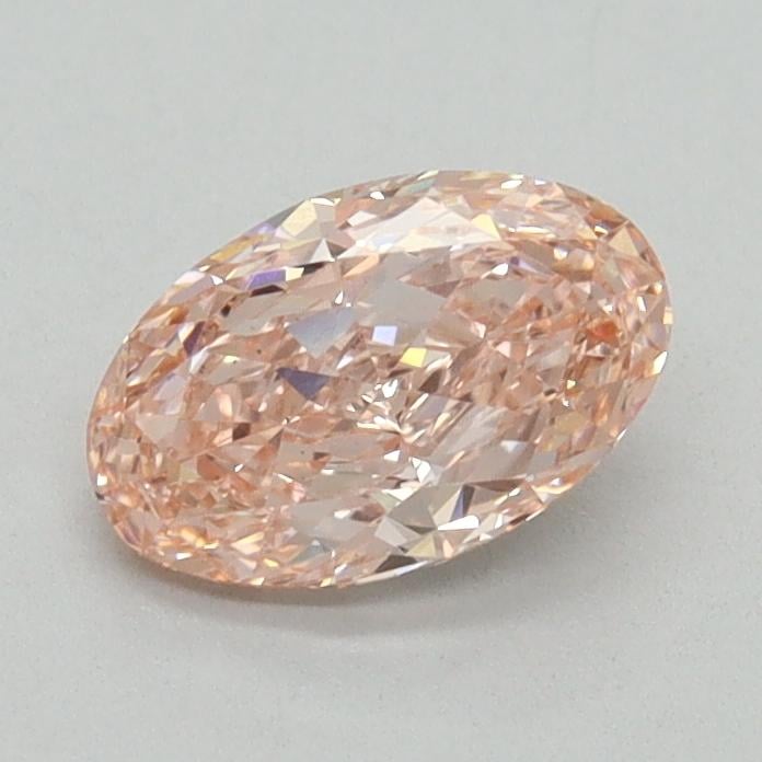 0.81 Ct. Fancy Vivid Pink Oval Lab Grown Diamond