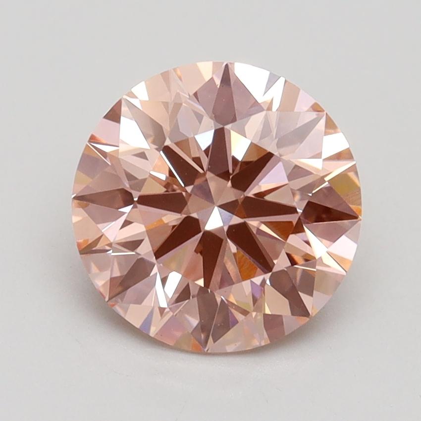 2.03 Ct. Fancy Intense Pink Round Lab Grown Diamond