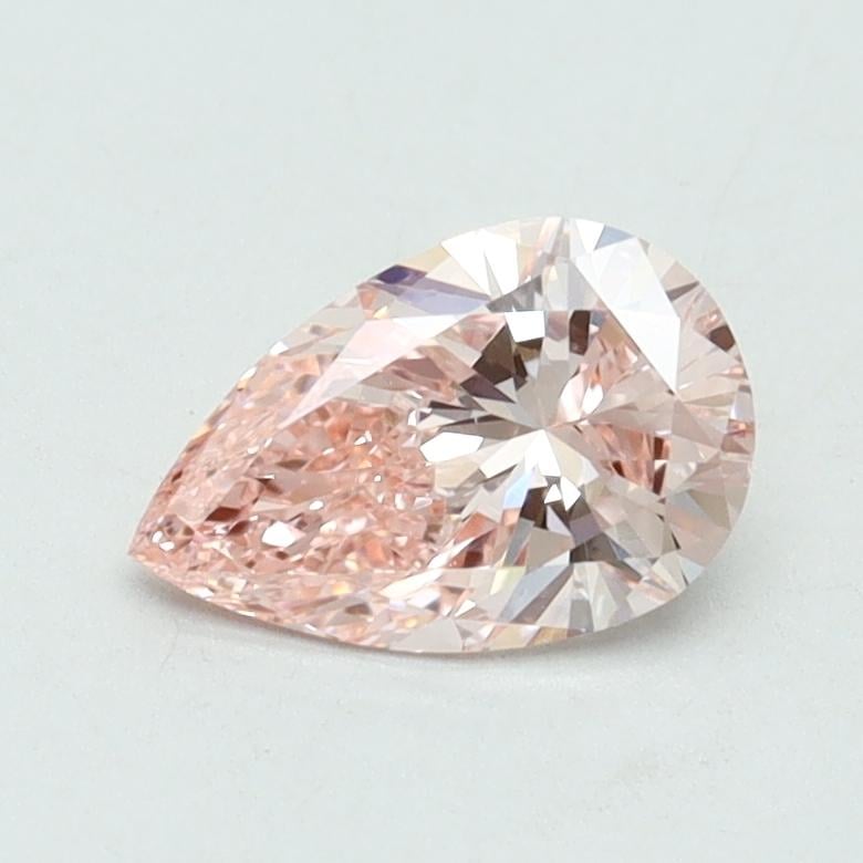 0.72 Ct. Fancy Intense Pink Pear Lab Grown Diamond