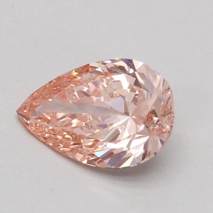 0.53 Ct. Fancy Intense Pink Pear Lab Grown Diamond