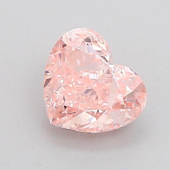 1.05 Ct. Fancy Intense  Pink Heart Lab Grown Diamond