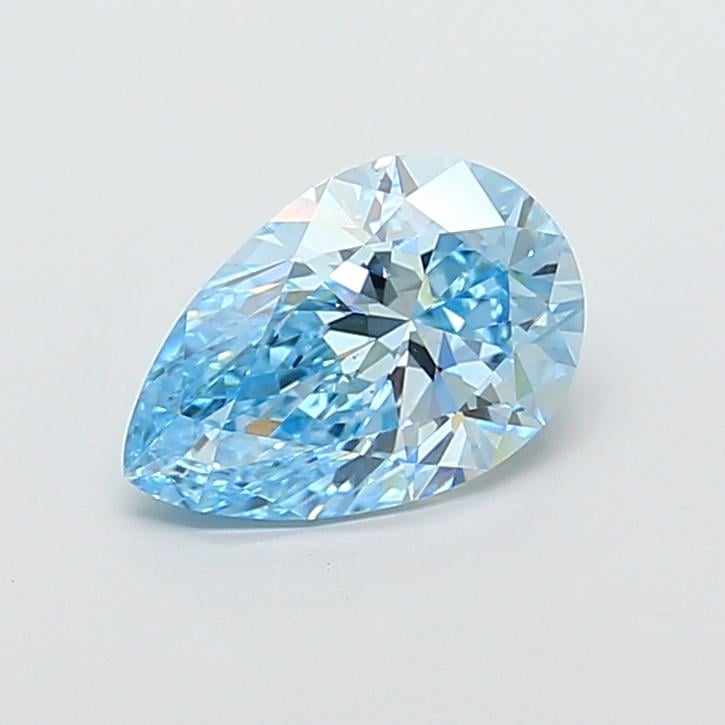 2.05 Ct. Fancy Vivid Blue Pear Lab Grown Diamond