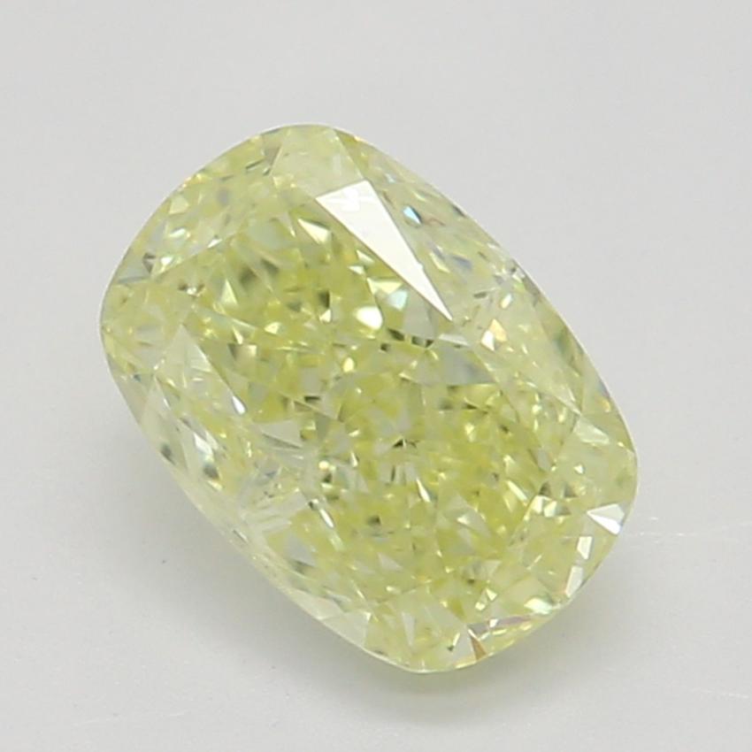 0.51 Ct. Fancy Yellow Cushion Diamond
