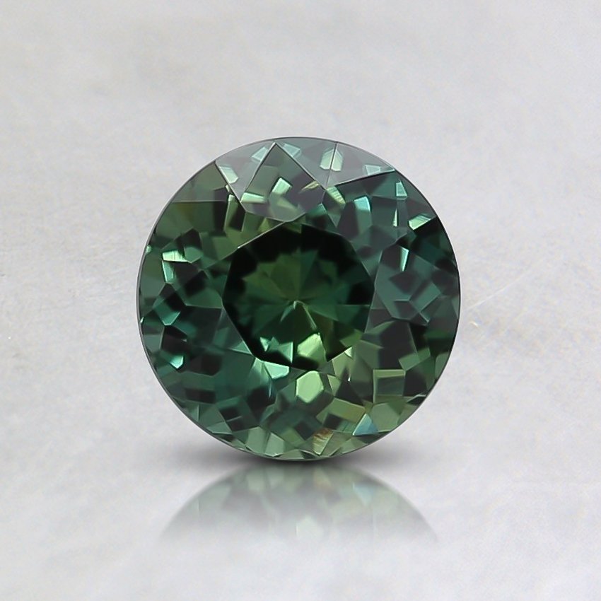 5.5mm Unheated Teal Round Sapphire
