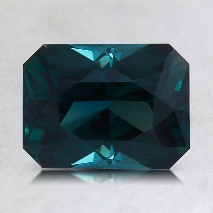 8x6mm Teal Radiant Sapphire