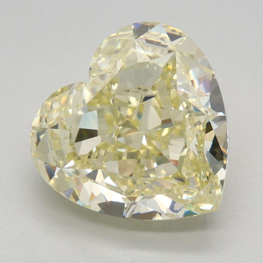 3.24 Ct. Fancy Yellow Heart Lab Grown Diamond