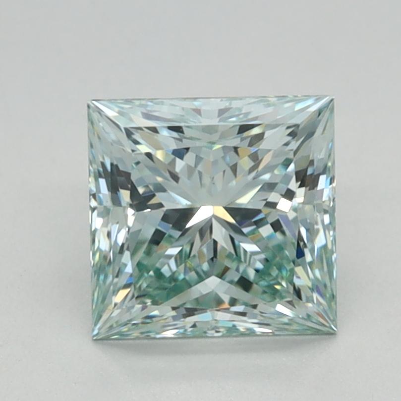 1.25 Ct. Fancy Intense Green Princess Lab Grown Diamond