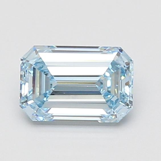 0.93 Ct. Fancy Intense Blue Emerald Lab Grown Diamond