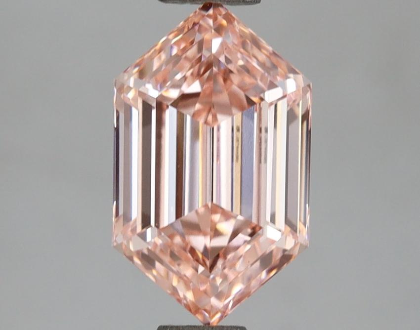 1.02 Ct. Fancy Intense  Pink Radiant Lab Grown Diamond
