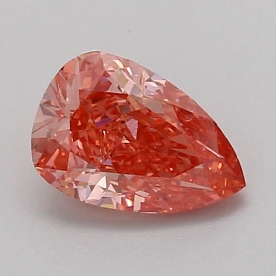 0.99 Ct. Fancy Vivid Pink Pear Lab Grown Diamond