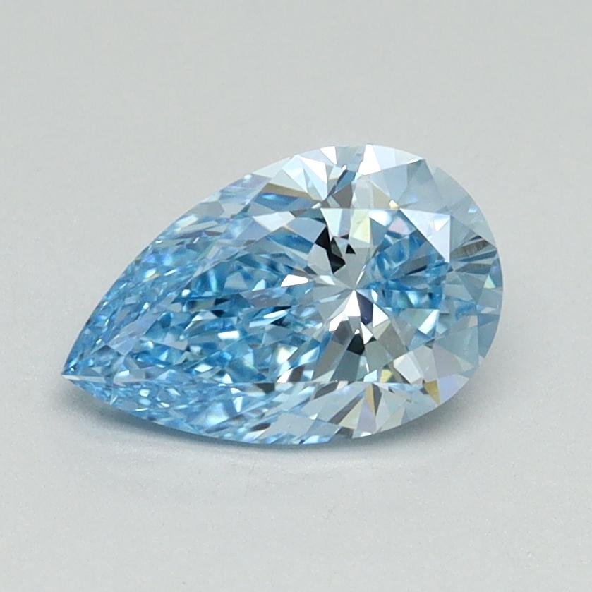 1.00 Ct. Fancy Vivid Blue Pear Lab Grown Diamond