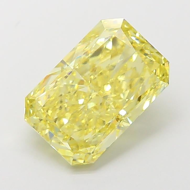 5.33 Ct. Fancy Intense  Yellow Radiant Lab Grown Diamond