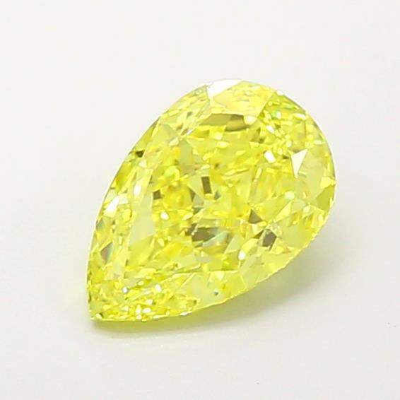 1.19 Ct. Fancy  Yellow Pear Lab Grown Diamond