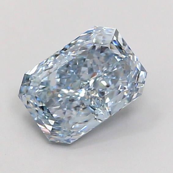 1.18 Ct. Light Blue Radiant Lab Grown Diamond