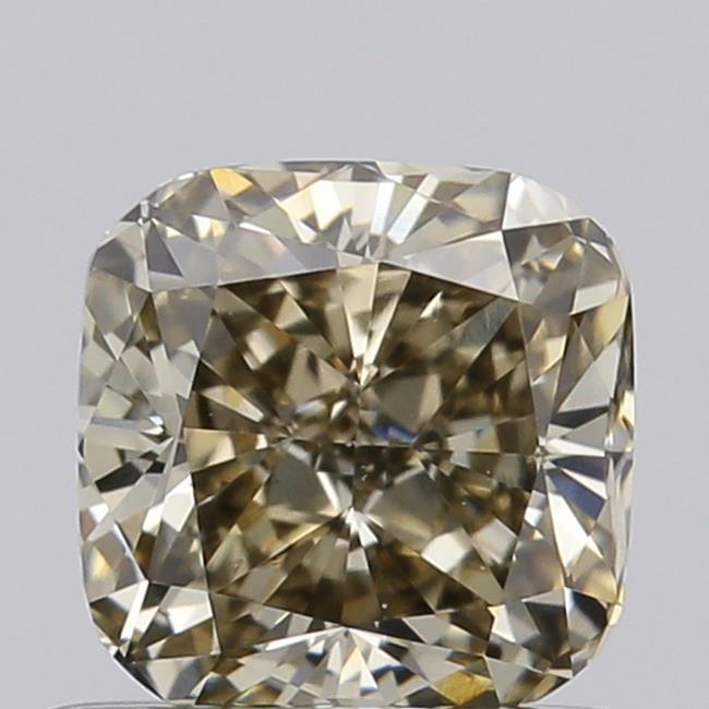 0.74 Ct. Fancy Yellow Cushion Lab Grown Diamond
