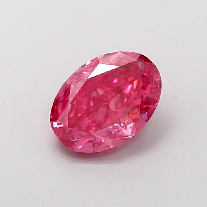 1.53 Ct. Fancy Vivid Pink Oval Lab Grown Diamond
