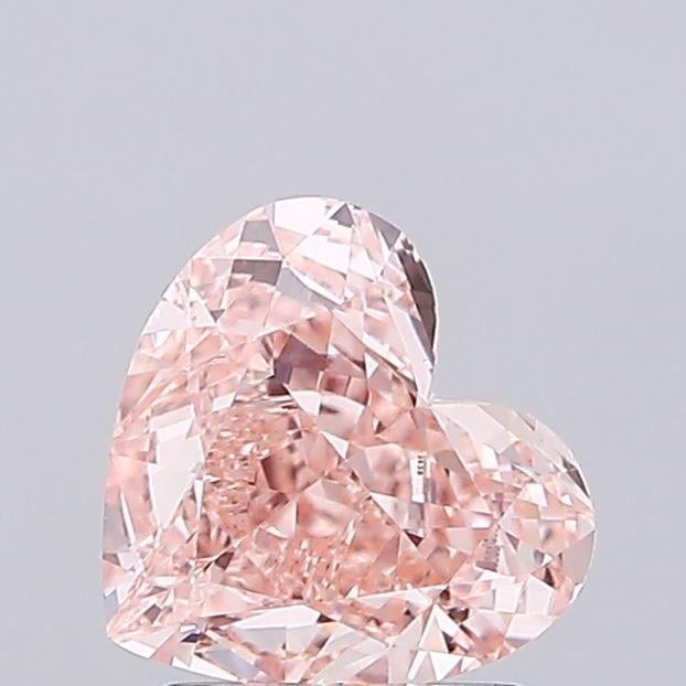1.75 Ct. Fancy Intense Pink Heart Lab Grown Diamond