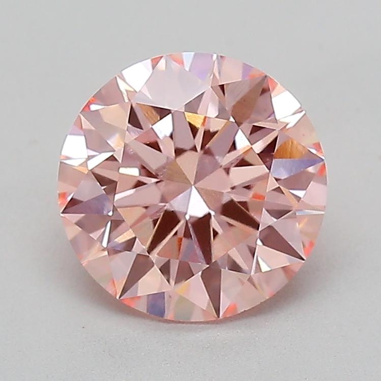 1.74 Ct. Fancy Vivid Pink Round Lab Grown Diamond