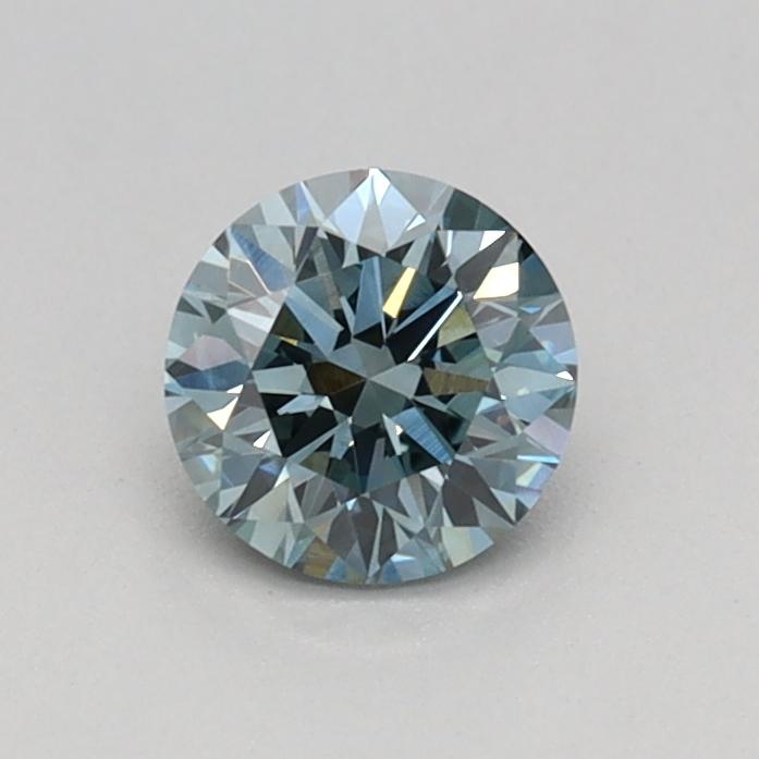 0.37 Ct. Fancy Intense Blue Round Lab Grown Diamond