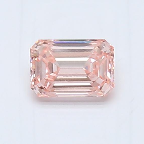0.55 Ct. Fancy Intense Pink Emerald Lab Grown Diamond