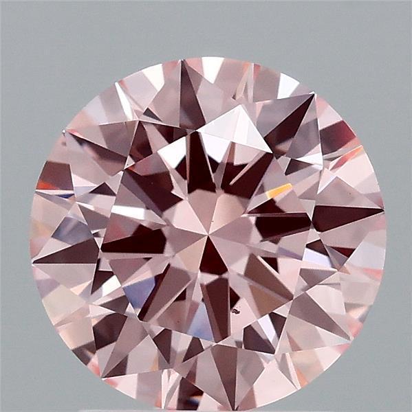 2.03 Ct. Fancy Vivid Pink Round Lab Grown Diamond
