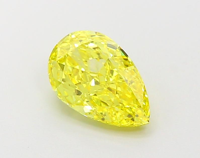 1.49 Ct. Fancy Vivid Yellow Pear Lab Grown Diamond