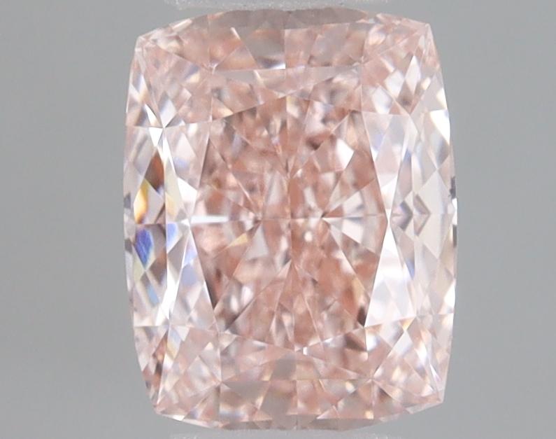 0.51 Ct. Fancy Intense Pink Cushion Lab Grown Diamond