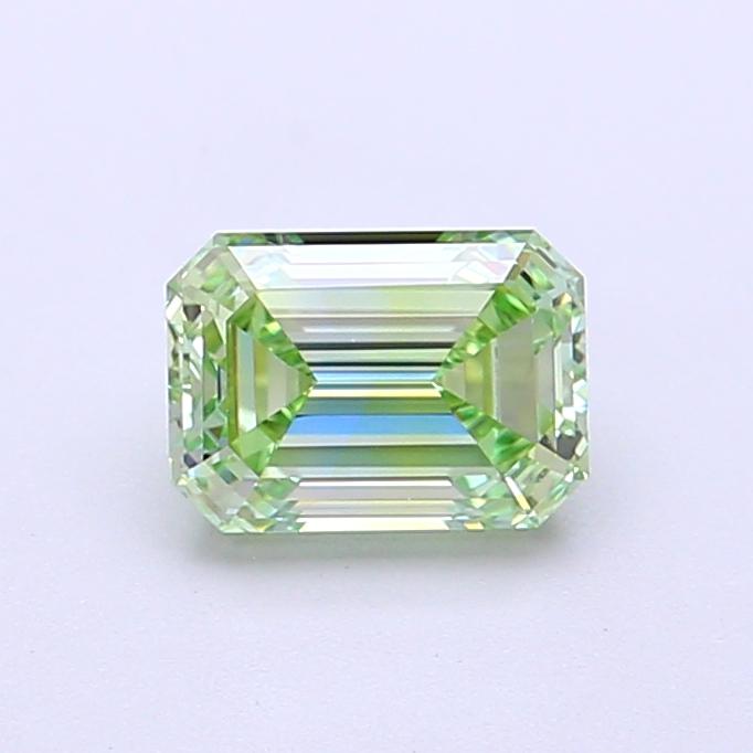 1.01 Ct. Fancy Vivid Green Emerald Lab Grown Diamond