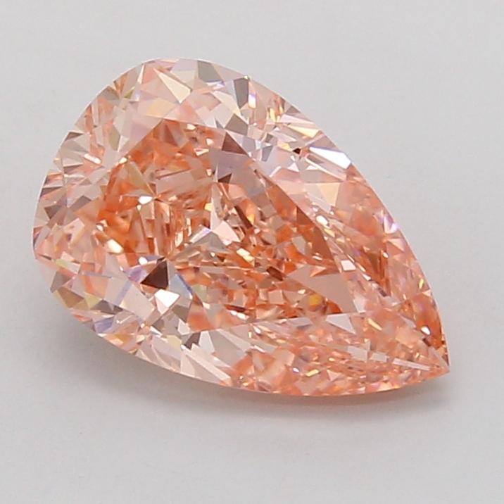 2.60 Ct. Fancy Vivid Pink Pear Lab Grown Diamond