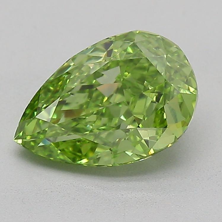 1.00 Ct. Fancy Vivid Green Pear Lab Grown Diamond